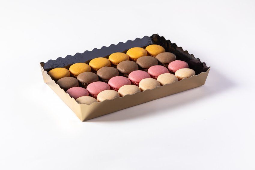 Bandeja de Macarons salados