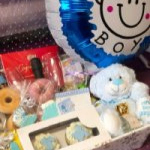 Cesta recién nacido: niño y niña