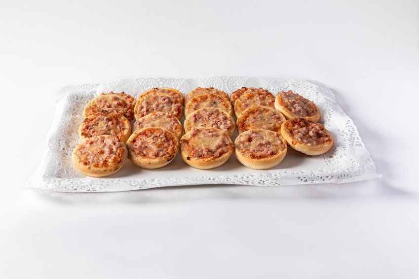 Mini Pizzas jamón york y queso