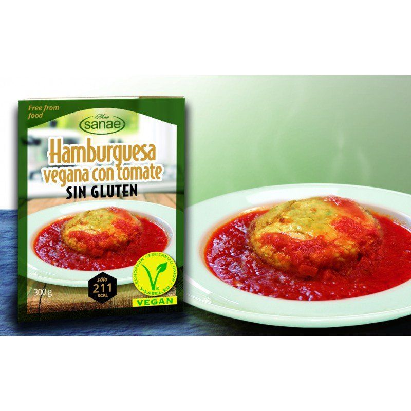 Hamburguesas Veganas, Sin Gluten, Sin Lactosa, Sin Huevo