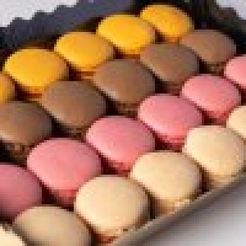 Bandeja de Macarons salados