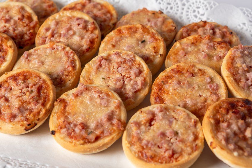 Mini Pizzas jamón york y queso