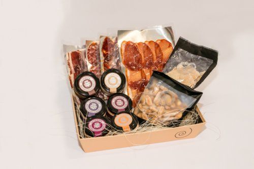 Cesta patés e Ibéricos Gourmet