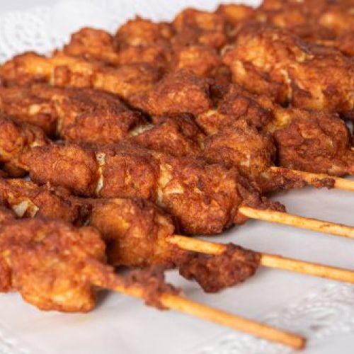 Brochetas de pollo