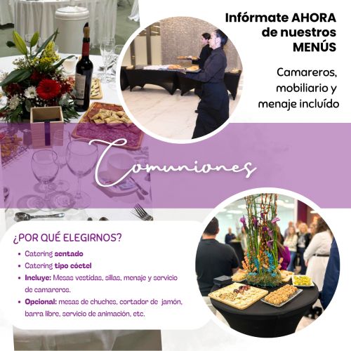Catering especial comunión