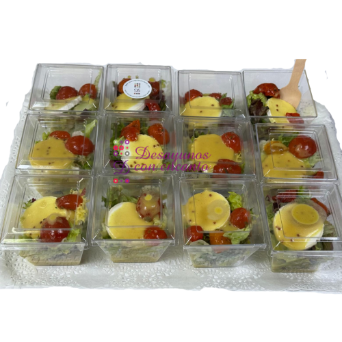 ensalada de queso de cabra