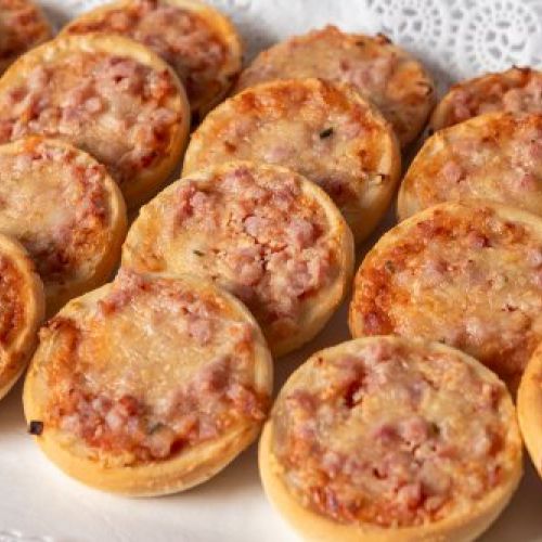 Mini Pizzas jamón york y queso