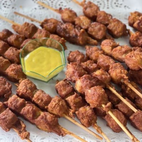Brochetas de pollo