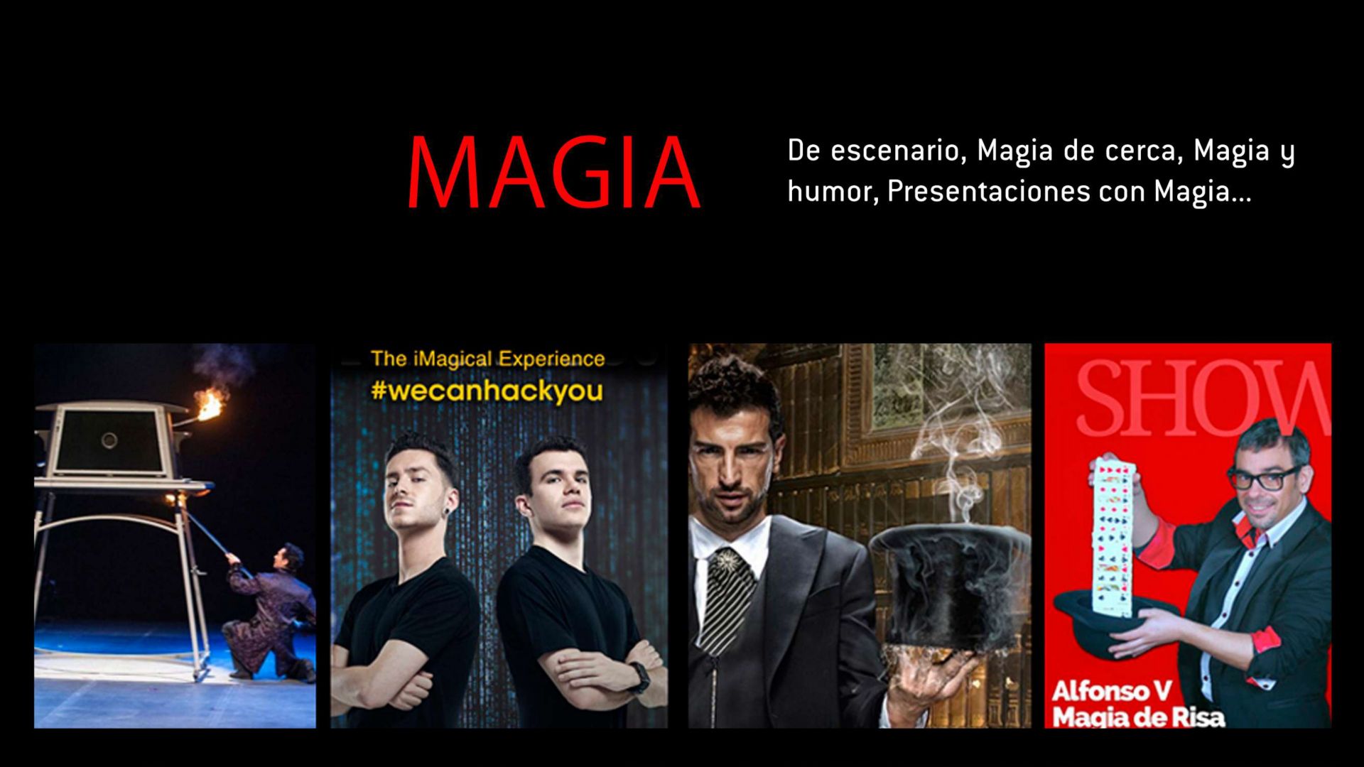 MAGIA Y HUMOR MAGIA Y HUMOR
